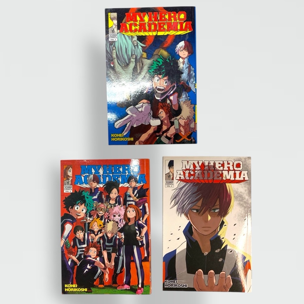My Hero Academia Volumes 3-5 Lot of 3 Books  Manga English Paperbacks